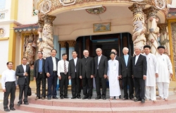 Đức Tổng giám Mục Leopoldo Girelli thăm  Tòa Thánh Tây Ninh