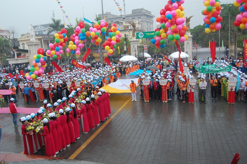 ĐHGT-Gp Thái Bình:  Chùm ảnh lể khai mạc