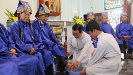 Thánh lễ Tiệc Ly tại giáo xứ Lào Cai