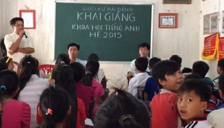 Giáo xứ Bãi Dòng - Khai giảng khóa học tiếng Anh - hè 2015