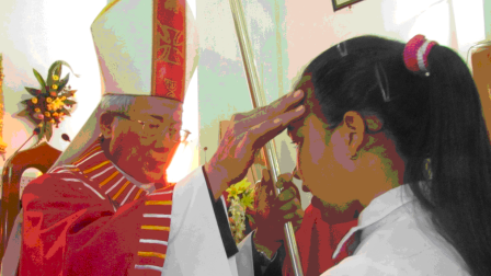 Thánh lễ Thêm Sức tại giáo xứ Hàm Yên