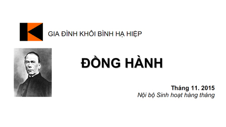 Đồng hành Khôi Bình tháng 11 -2015