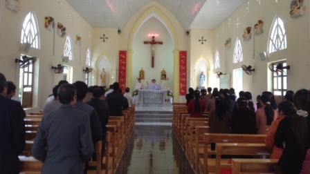 Thánh Lễ Thâu Nạp Hội Viên Caritas tại Nhà Thờ Giáo Xứ Tân Quang