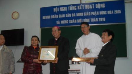 Huynh Đoàn Đa Minh Giáo Phận Hưng Hóa Tổng Kết Hoạt Động năm 2015