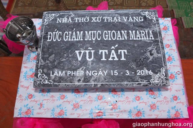 Đặt viên đá đầu tiên xây dựng nhà thờ Trại Vàng