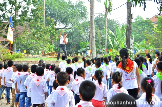 Ngày hội thu hút trên 200 các em thiếu nhi Thánh thể ở Giáo xức Cát Ngòi và hai giáo họ Giáo họ Quế Bãi và Quế Làng (thuộc giáo xứ Giang Xá, Tổng giáo phận Hà Nội) cùng tham gia.