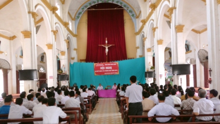 Giáo Hạt Tây Nam Phú Thọ Tổ Chức Hội Nghị Sơ Kết Hoạt Động Giáo Lý 6 Tháng Đầu Năm 2016