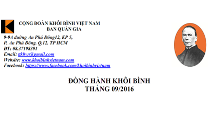 Đồng hành Khôi Bình tháng 9-2016