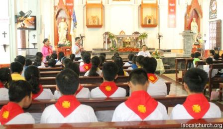 Giáo xứ Lào Cai: Khai giảng năm học giáo lý 2016 - 2017