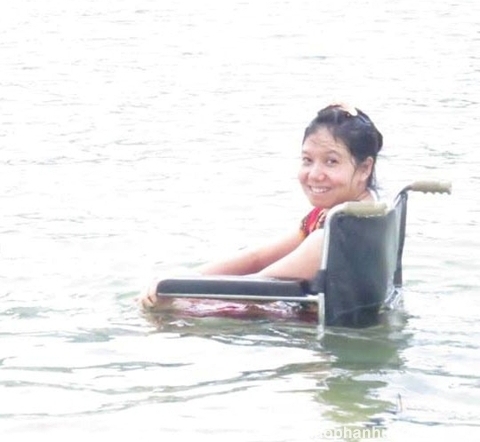 Chị Én Nhỏ tại biển Nha Trang