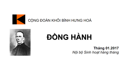 Đồng hành Khôi Bình tháng 01-2017