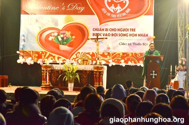 Cha Giuse Nguyễn Viết hiệp chia sẻ trong Thánh lễ