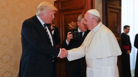 Đức giáo hoàng Phanxicô tiếp kiến Tổng thống Hoa Kỳ Donald Trump