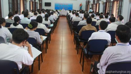 Hội nghị sơ kết công tác mục vụ bán niên giáo phận Hưng Hóa năm 2017