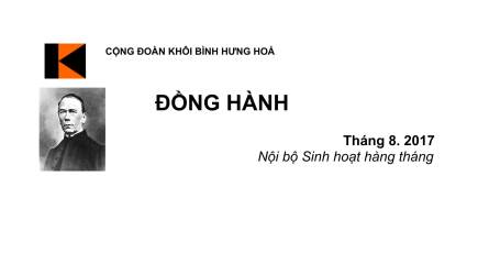 Đồng Hành Khôi Bình Tháng 08.2017