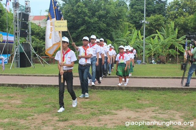 Các Hiệp đoàn tham gia nghi thức diễu hành