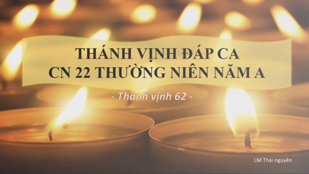 Thánh Vịnh Đáp Ca - Hiệp Lễ: Chúa Nhật XXII Thường Niên Năm A - Lm. Thái Nguyên