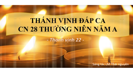 Thánh Vịnh Đáp : Chúa Nhật XXVIII Thường Niên Năm A - Lm. Thái Nguyên