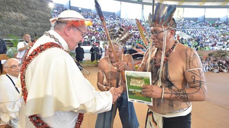 Đức Thánh Cha Gặp Dân Chúng Miền Amazzonia