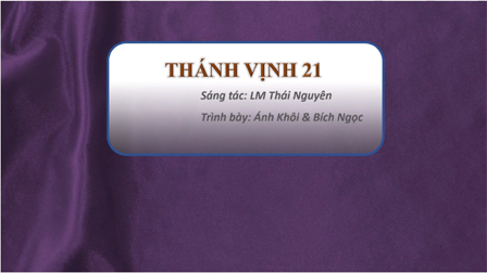 Thánh Vịnh Đáp Ca: Chúa Nhật Lễ Lá Năm B Của Linh Mục Thái Nguyên