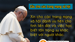 Ý Cầu Nguyện Tháng 06.2018 Của Đức Giáo Hoàng Phanxicô