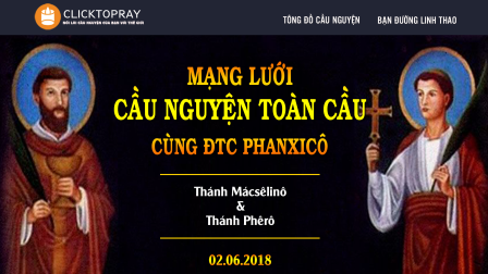 Tông Đồ Cầu Nguyện, Ngày 02.06.2018