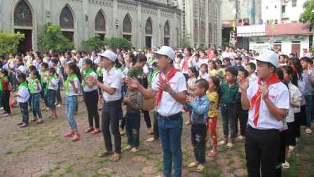 Thiếu Nhi Thánh Thể Giáo Xứ Lào Cai - Bảo Yên - Phố Lu Mừng Lễ Quan Thầy Thánh Maria Goretti