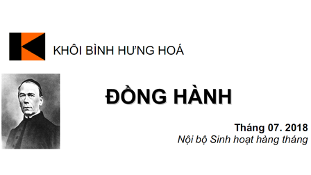 Đồng Hành Khôi Bình, Tháng 07.2018