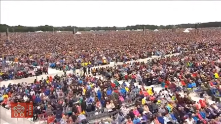 Hơn 500 ngàn tín hữu tham dự Thánh Lễ với ĐTC tại Dublin