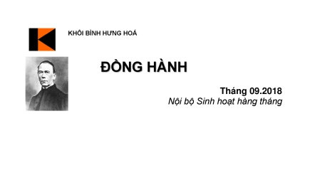 Đồng Hành Khôi Bình, Tháng 09.2018