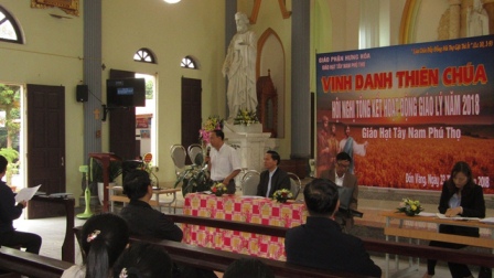 Hội nghị tổng kết hoạt động giáo lý hạt Tây Nam Phú Thọ năm 2018 tại giáo xứ Đồn Vàng