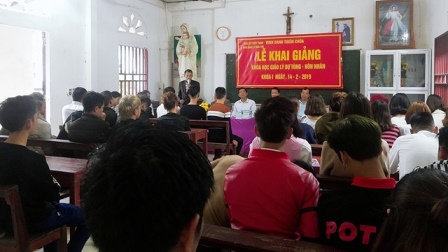 Giáo Xứ Thủy Trạm Khai Giảng Khóa I Giáo Lý Dự Tòng – Hôn Nhân Năm 2019