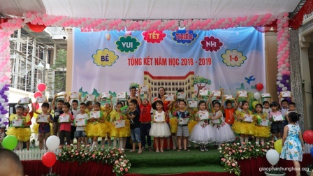 Tổng Kết Năm Học 2018 - 2019 Trường Mầm Non 01/06 - Hội Dòng MTG Hưng Hóa