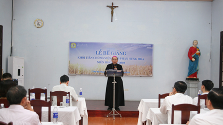 Lễ bế giảng khối Tiền Chủng viện năm học 2018-2019 tại Trung tâm Mục vụ Hà Thạch, ngày 29.05.2019