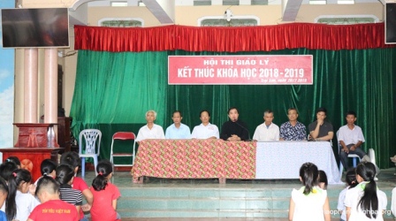 Giáo xứ Trại Sơn: Hội thi giáo lý kết thúc khóa học 2018 - 2019