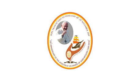 Logo và khẩu hiệu cuộc viếng thăm của ĐTC tại Thái Lan