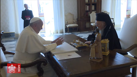 ĐTC gặp Đức Thượng Phụ Bartolomeo tại Vatican