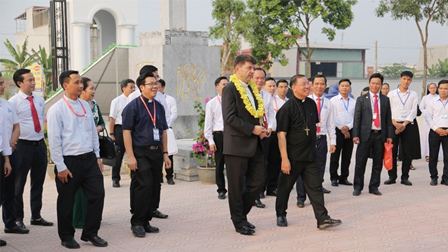 Giáo phận Hải Phòng hân hoan đón tiếp Hội đồng Giám mục Việt Nam đến tham dự Đại hội XIV