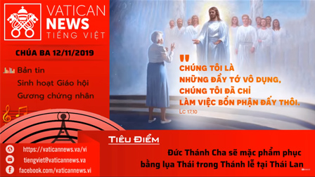 Đài Phát Thanh Vatican thứ Ba 12.11.2019