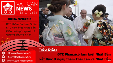 Đài Phát Thanh Vatican thứ Ba 26.11.2019