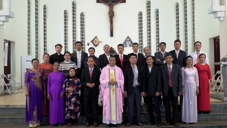 Giáo xứ Chính tòa Sơn Lộc: Nghi thức tuyên hứa nhậm chức của quý ban hành giáo nhiệm kỳ 2019 – 2023