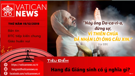 Vatican News Tiếng Việt thứ Năm 19.12.2019