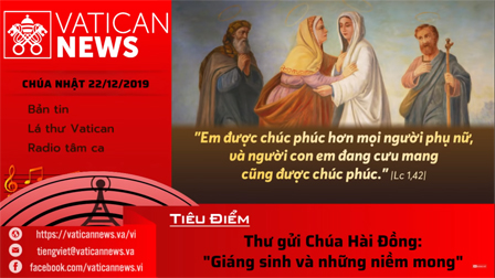 Vatican News Tiếng Việt Chúa Nhật 22.12.2019