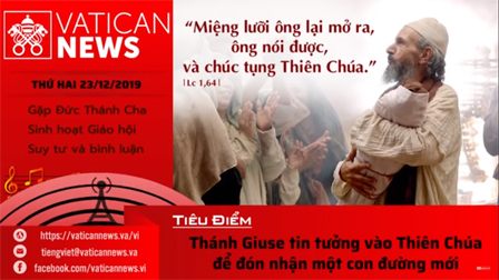 Vatican News Tiếng Việt Thứ Hai 23.12.2019