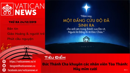 Vatican News Tiếng Việt thứ Ba 24.12.2019