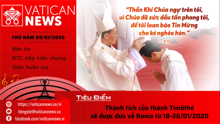 Vatican News Tiếng Việt thứ Năm 09.01.2020