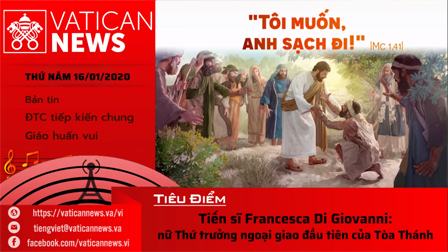 Vatican News Tiếng Việt thứ Năm 16.01.2020