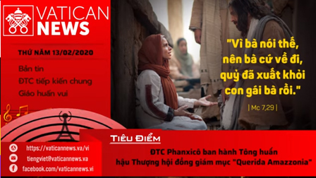 Vatican News Tiếng Việt thứ Năm 13.02.2020