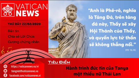 Vatican News Tiếng Việt thứ Bảy 22.02.2020