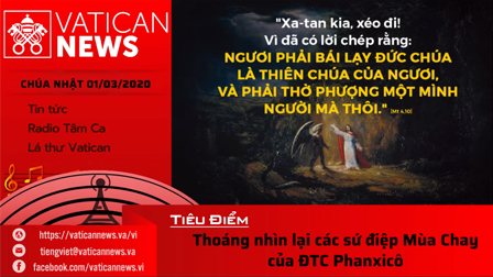 Vatican News Tiếng Việt Chúa Nhật 01.03.2020